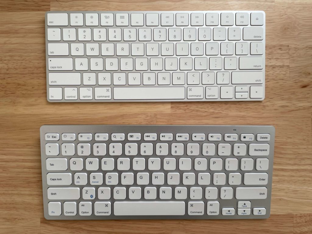 Magic KeyboardとAnkerキーボード